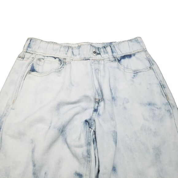 Rag & Bone Miramar Jogger Women Size XS Light Wash Denim Print Terry (25x26.5) - Picture 2 of 6
